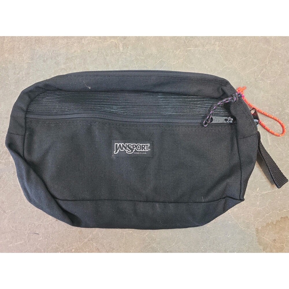Vintage Jansport Cordura Nylon 15 inch Zipper Bag.
